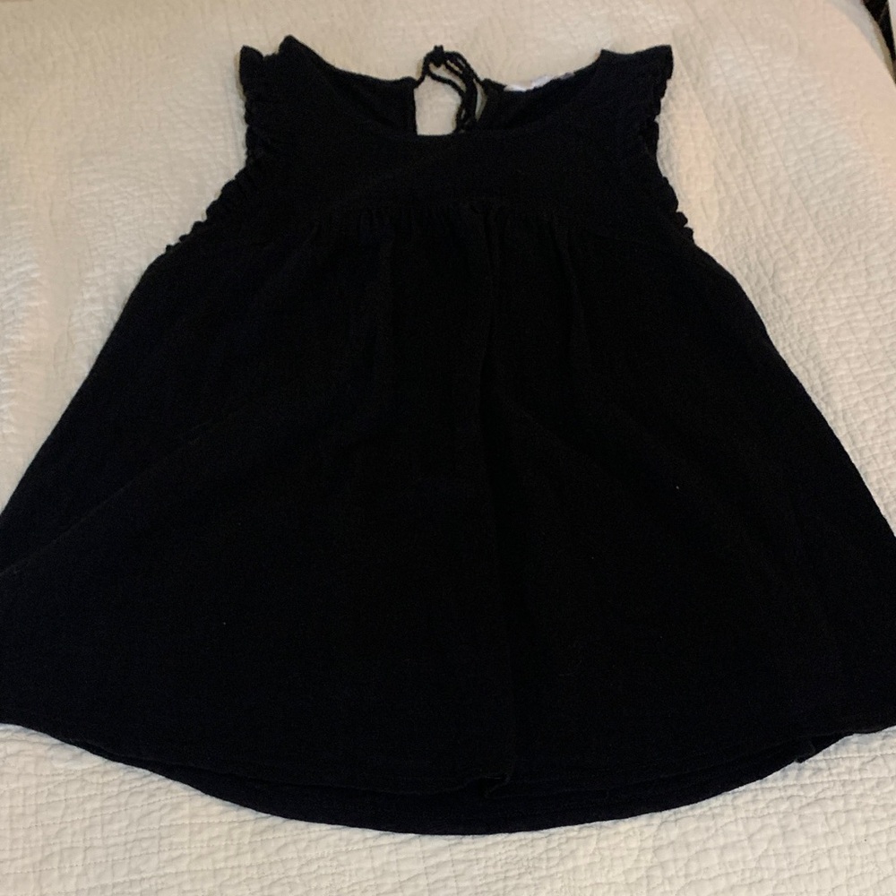 Time and Tru Elegant Black Sleeveless Top